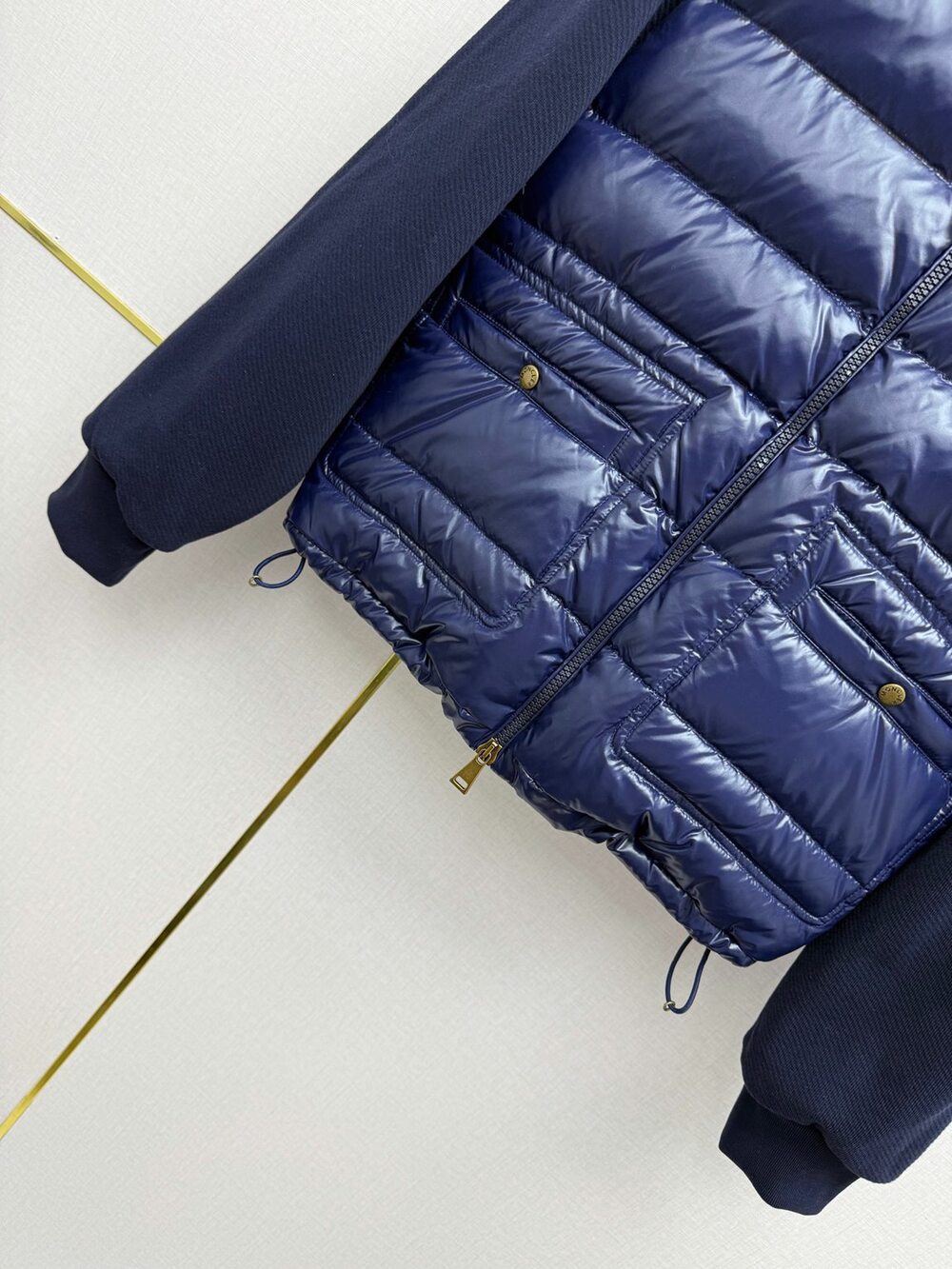 Moncler Zip‑Up Cropped Down Jacket - Picture 3 of 8